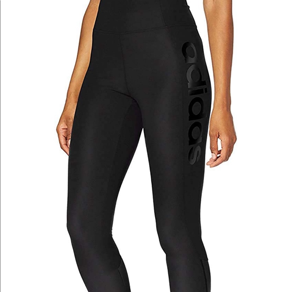 ADIDAS D2M HIGH RISE LOGO LEGGINGS - Picture 3 of 7